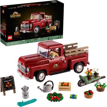 LEGO® Icons Kamyonet 10290 Yetişkinler için Yapım Seti; 1950’lerden Orijinal Klasik bir Kamyonet Yapın ve Sergileyin (1677 Parça)