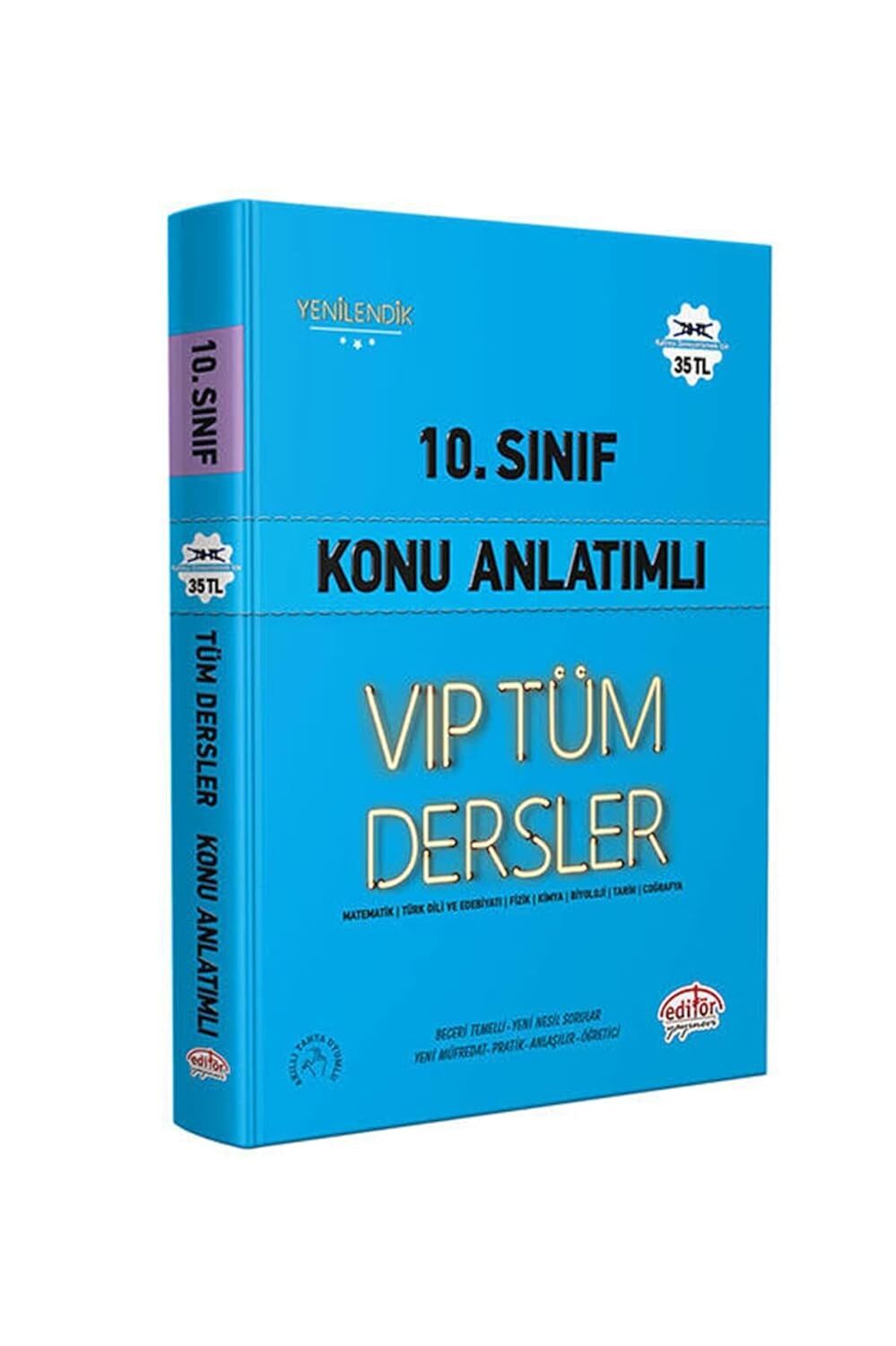 Editör 10. Sınıf VIP Tüm Dersler Konu Anlatımlı Mavi Kitap