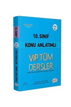 Editör 10. Sınıf VIP Tüm Dersler Konu Anlatımlı Mavi Kitap