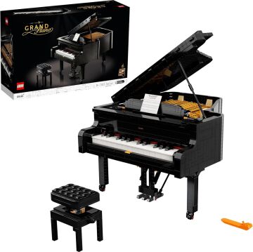 LEGO® Ideas Kuyruklu Piyano 21323 - Yetişkinler için Koleksiyonluk ve Sergilenebilir Yaratıcı Yapım Seti (3662 Parça)