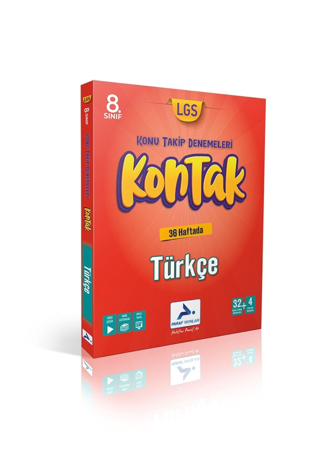 Paraf Yayınları 8.sınıf Türkçe 36 haftalık konu takip denemeleri KONTAK