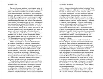 The Green Imperative: Ecology and Ethics in Design and Architecture