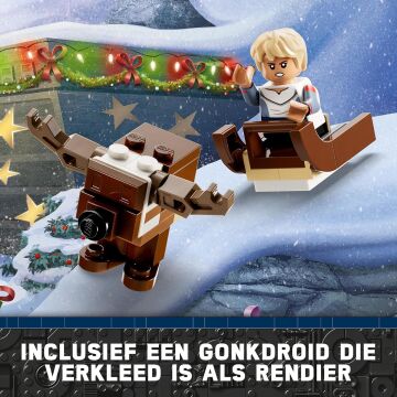 LEGO® Star Wars™ Yılbaşı Takvimi 2023 75366-6 Yaş ve Üzeri Star Wars Seven Çocuklar için 9 Karakter ve 15 Mini Model İçeren Yaratıcı Oyuncak Yapım Seti (320 Parça)