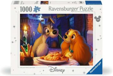 Ravensburger 1000p Puzzlezle WD Leydi ve Sokak Köpeği, Yapboz