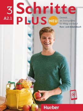 Schritte Plus Neu - sechsbandige Ausgabe: Kursbuch + Arbeitsbuch A2.1 mit Audi
