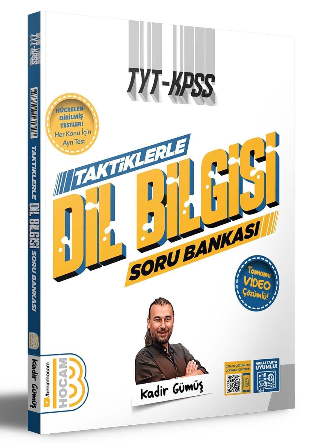 2025 TYT - KPSS Taktiklerle Dil Bilgisi Tamamı Video Çözümlü Soru Bankası