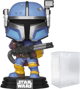 Star Wars: The Mandalorian - Ağır Piyade Mandalorian (Paz Vizsla) Funko Pop! Vinil Figür (Uyumlu Pop Box Koruyucu Kılıf ile birlikte)