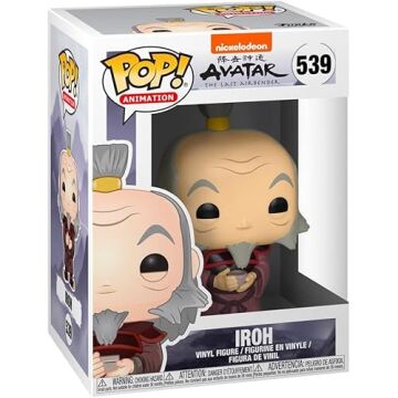 Funko Avatar: The Last Airbender - Iroh with Tea Pop! Vinil Figür (Uyumlu Kutu Koruyucu Kılıf ile birlikte), Çok Renkli, 3,75