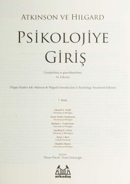 Psikolojiye Giriş: 14. Edisyon