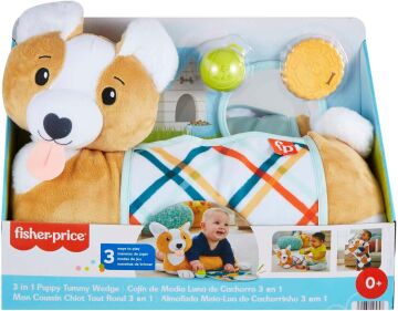 Fisher-Price 3'ü 1 Arada Köpekçik Uzanma Yastığı, HJW10