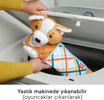 Fisher-Price 3'ü 1 Arada Köpekçik Uzanma Yastığı, HJW10