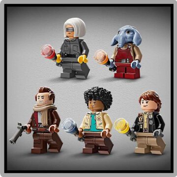 LEGO Star Wars: Skeleton Crew Onyx Cinder Uzay Aracı Seti 75374-10 Yaş ve Üzeri Star Wars Sevenler için Yaratıcı Oyuncak Yapım Seti (1325 Parça)