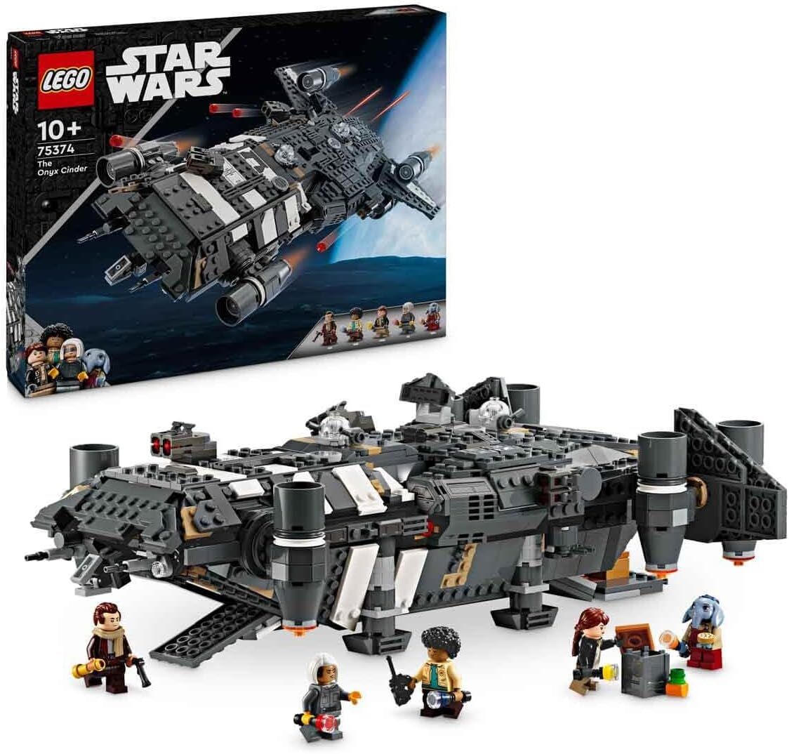 LEGO Star Wars: Skeleton Crew Onyx Cinder Uzay Aracı Seti 75374-10 Yaş ve Üzeri Star Wars Sevenler için Yaratıcı Oyuncak Yapım Seti (1325 Parça)