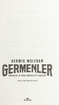 Germenler: Kökenleri ve Roma Dünyasıyla İlişkileri
