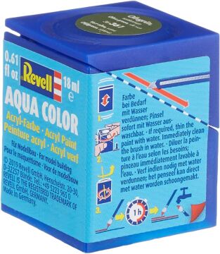 Revell - Su Bazlı Maket Boyası Zeytin Yeşil İpek 18 Ml (36361)