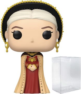 POP House of Dragon - Rhaenyra Targaryen Funko Vinil Figür (Uyumlu Kutu Koruyucu Kılıf ile birlikte), Çok Renkli, 9,5 cm
