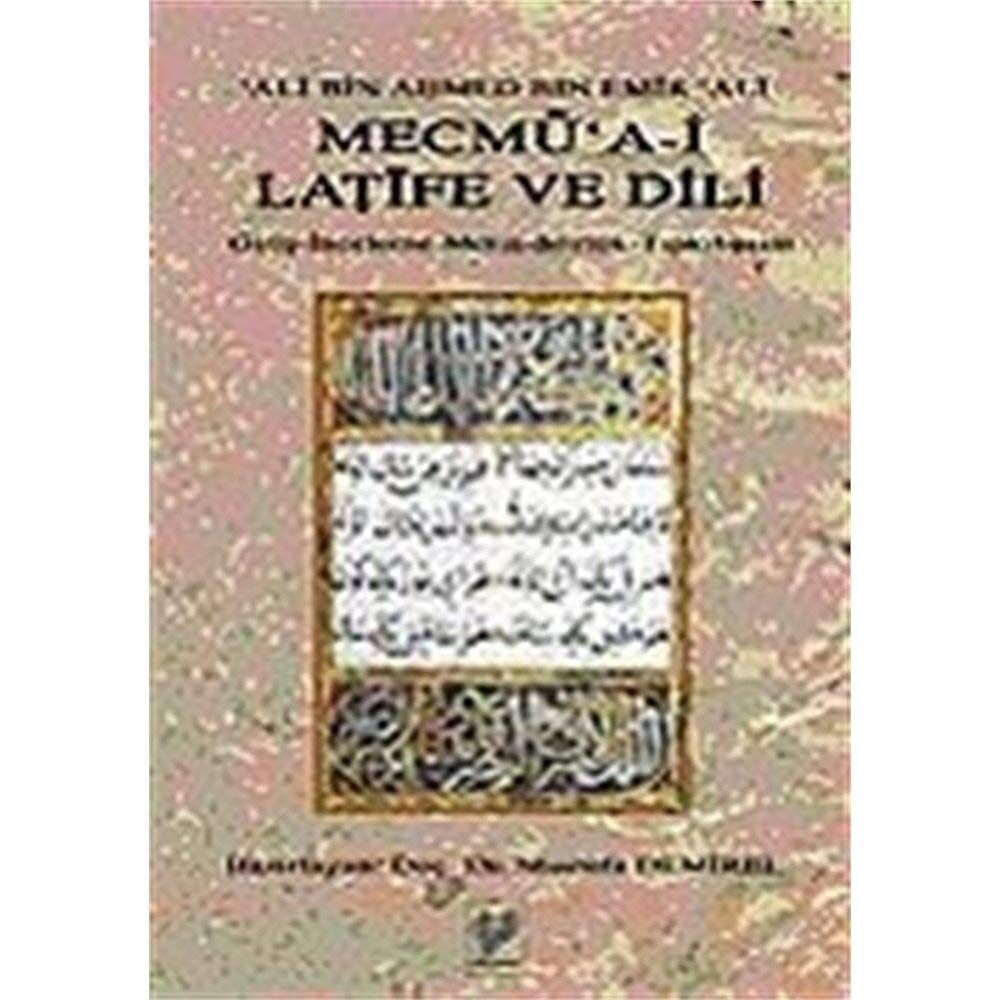 Mecmu’a-i Latife ve Dili: Giriş-İnceleme-Metin-Sözlük-Tıpkıbasım