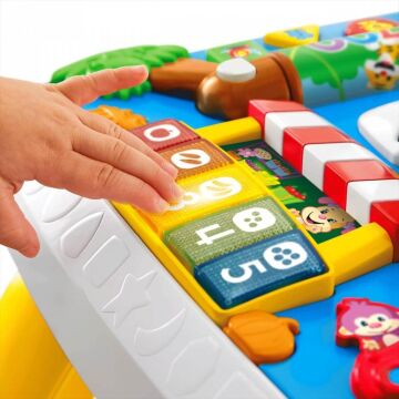 Fisher Price Eğlen & Öğren Yaşa Göre Gelişim, Eğitici Köpekçiğin Aktivite Masası (Türkçe ve İngilizce), Ayakta Durmaya Teşvik Eder, Işıklı, Sesli Oyunlar DRH44