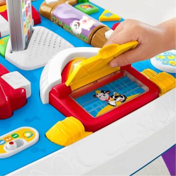 Fisher Price Eğlen & Öğren Yaşa Göre Gelişim, Eğitici Köpekçiğin Aktivite Masası (Türkçe ve İngilizce), Ayakta Durmaya Teşvik Eder, Işıklı, Sesli Oyunlar DRH44