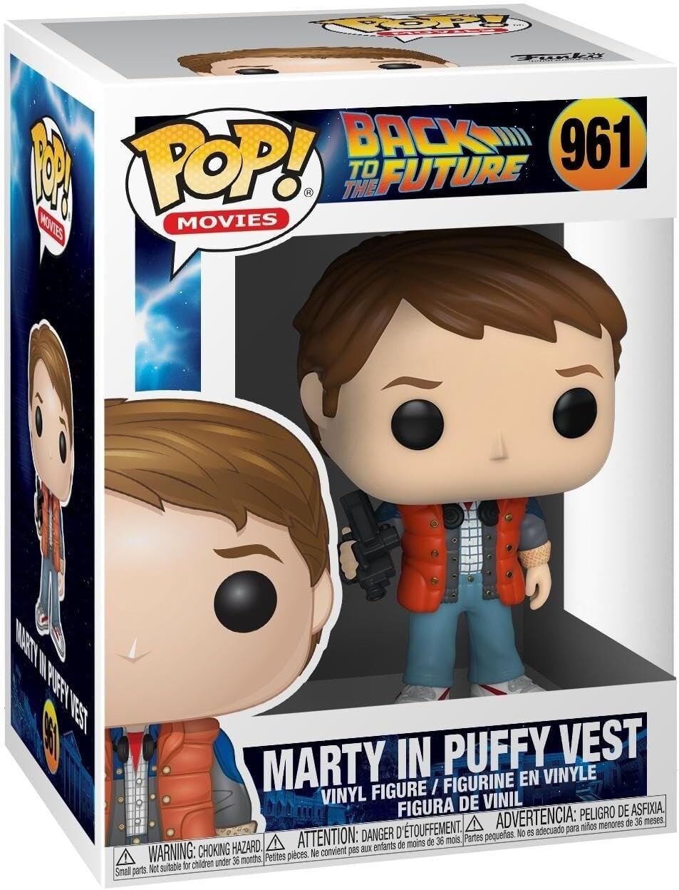 Funko 48705 POP Figür - Movies: Back To The Future - Marty in Puffy Vest, Karışık