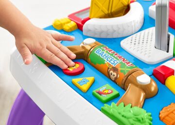 Fisher Price Eğlen & Öğren Yaşa Göre Gelişim, Eğitici Köpekçiğin Aktivite Masası (Türkçe ve İngilizce), Ayakta Durmaya Teşvik Eder, Işıklı, Sesli Oyunlar DRH44
