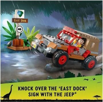 LEGO 76958 Jurassic World Dilophosaurus Pususu