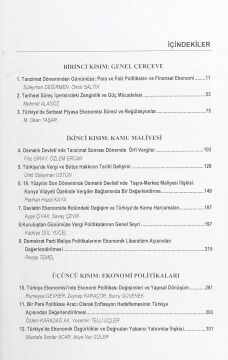 Tanzimat Döneminden Günümüze Türkiyede Devlet Piyasa ve Ekonomi