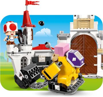LEGO Super Mario Peach’in Kalesi’nde Roy ile Savaş 71435-7 Yaş ve Üzeri Çocuklar için Nintendo Karakteri İçeren Yaratıcı Oyuncak Yapım Seti (738 Parça)