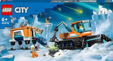 LEGO® City Kutup Keşif Kamyonu ve Mobil Laboratuvarı 60378 Oyuncak Yapım Seti (489 Parça)