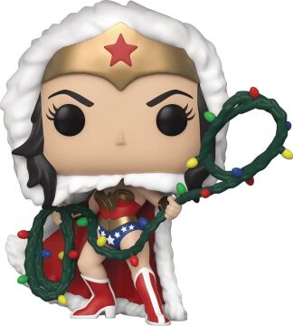 Funko 50652 POP Kahramanları: DC Uçak-Wonder Woman / Işıklar Kement Comics S1 WW Koleksiyon Oyuncak, çok renkli w