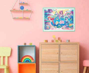 Clementoni - 104 Parça Glitter Puzzle - Under The Sea