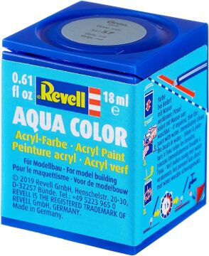 Revell - Su Bazlı Maket Boyası Gri Mat 18 Ml (36157)