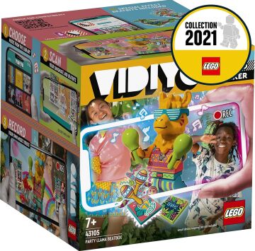 LEGO VIDIYO Party Llama BeatBox 43105 - Müzik Seven Çocuklar İçin Yaratıcılığı Teşvik Eden Oyuncak Yapım Seti (82 Parça)