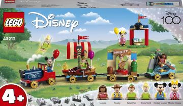 LEGO® | Disney: Disney Kutlama Treni 43212-4 Yaş ve Üzeri Genç Hayranlar ve Çocuklar için Yaratıcı Oyuncak Yapım Seti (200 Parça)