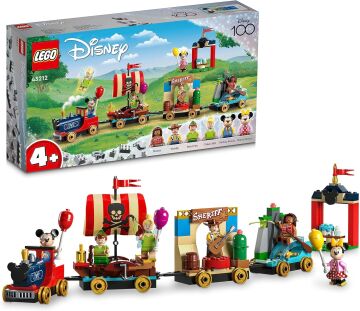 LEGO® | Disney: Disney Kutlama Treni 43212-4 Yaş ve Üzeri Genç Hayranlar ve Çocuklar için Yaratıcı Oyuncak Yapım Seti (200 Parça)