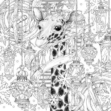 Mythographic Color and Discover: Wild Winter: An Artist's Coloring Book of Snowy Animals and Hidden Objects