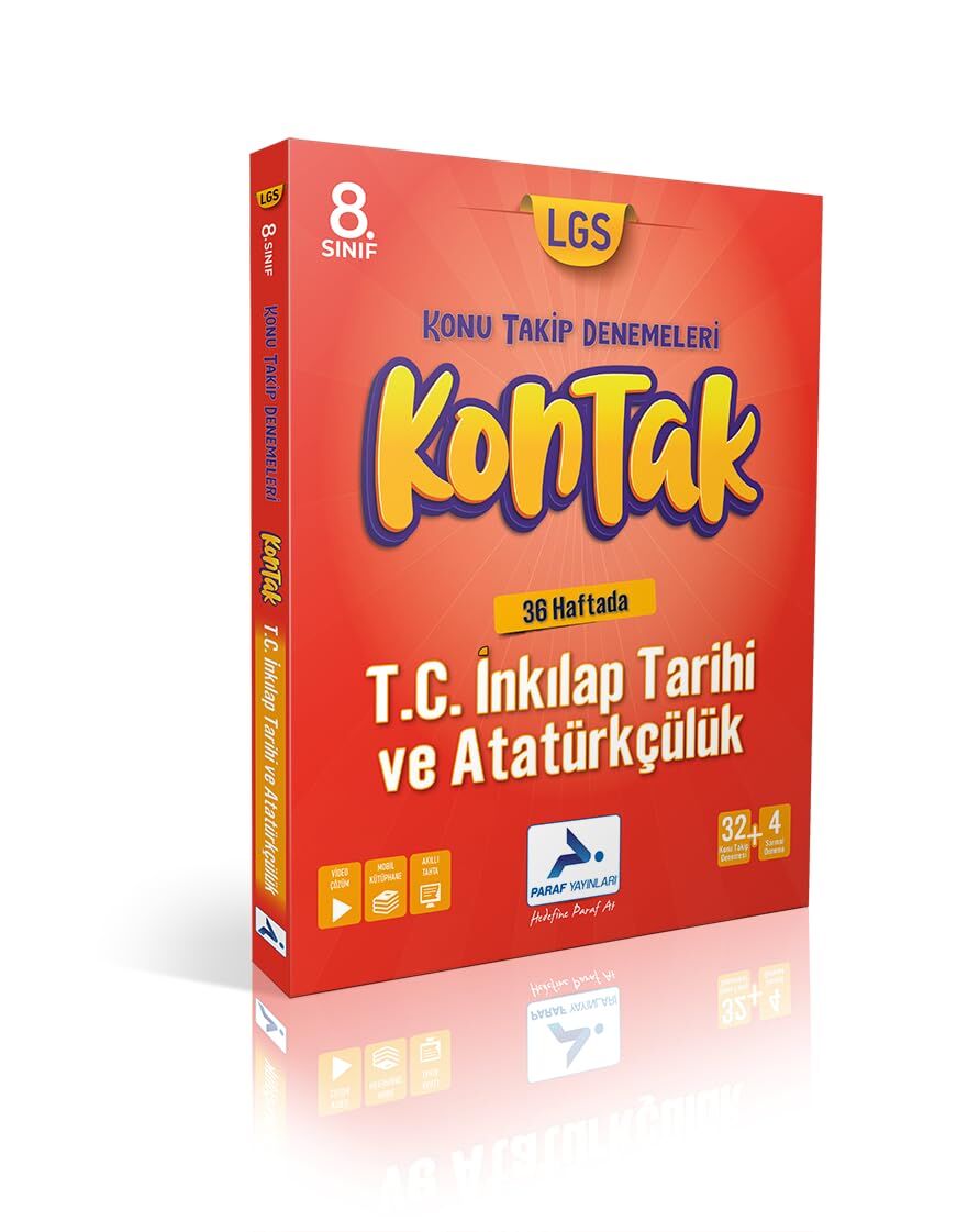 Paraf Yayınları 8. Sınıf İnkılap Tarihi ve Atatürkçülük 36 Kontak Deneme