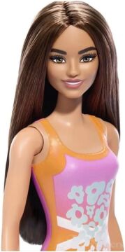 Barbie Plajda Bebekleri DWJ99 - Kumral-Turuncu Mayolu