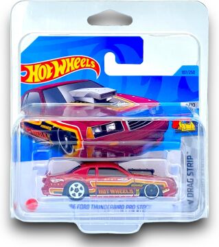 Hot Wheels - ´86 Ford Thunderbird Pro Stock - HW Drag Strip 4/10 - HKK03 - Short Card - Stockcar Racing - Mattel 2023 - 1:64