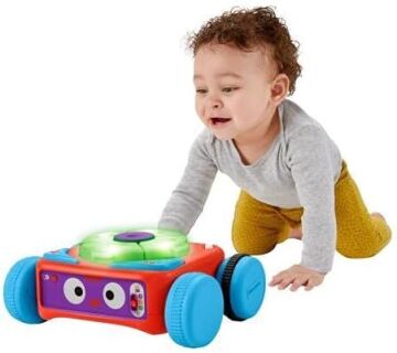 Fisher-Price 4'ü 1 Arada Eğlenceli Robot (Türkçe-İngilizce), 6 aylık, HCK43