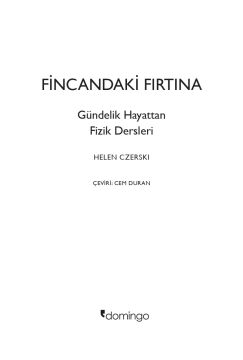 Fincandaki Fırtına: Gündelik Hayattan Fizik Dersleri