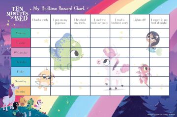 Ten Minutes to Bed: My Sleepy Sticker Storybook