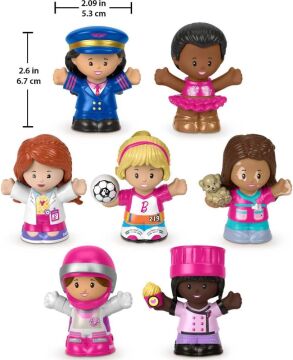 Fisher Price HCF58 Little People Barbie Figürleri