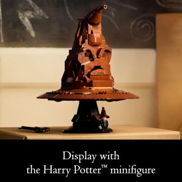 LEGO Harry Potter Konuşan Seçmen Şapka 76429 - Yetişkin Harry Potter Hayranları için Koleksiyonluk Yaratıcı Model Yapım Seti (561 Parça)