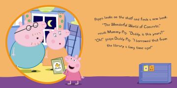 Peppa Pig: Peppa Goes to the Library: My First Storybook