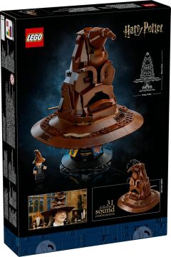 LEGO Harry Potter Konuşan Seçmen Şapka 76429 - Yetişkin Harry Potter Hayranları için Koleksiyonluk Yaratıcı Model Yapım Seti (561 Parça)