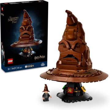 LEGO Harry Potter Konuşan Seçmen Şapka 76429 - Yetişkin Harry Potter Hayranları için Koleksiyonluk Yaratıcı Model Yapım Seti (561 Parça)