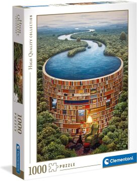 Clementoni - 39603 - Yetişkin Puzzle - Bibliodame, 1000 Parça