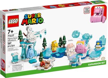 LEGO® Super Mario™ Fliprus Kar Macerası Ek Macera Seti 71417-7 Yaş ve Üzeri Çocuklar için Koleksiyonluk Yaratıcı Oyuncak Yapım Seti (567 Parça)
