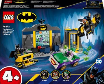 LEGO DC Batman: Batman, Batgirl ve Joker ile Batcave 76272-4 Yaş ve Üzeri Süper Kahraman Seven Çocuklar için Yaratıcı Oyuncak Yapım Seti (184 Parça)